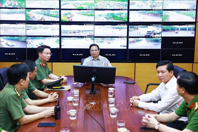 PM visits police command centre, checks cultural centre construction in Phu Tho ảnh 1 PM visits police command centre, checks cultural centre construction in Phu Tho ảnh 1