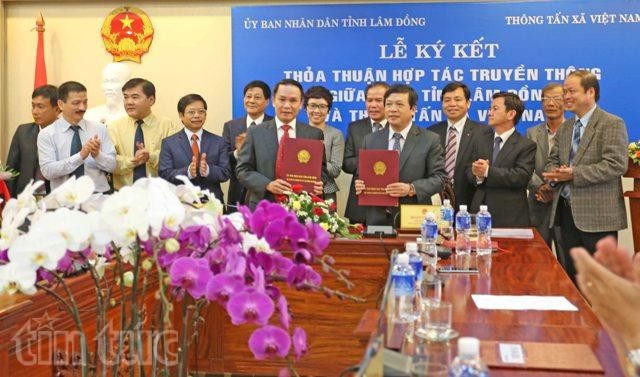 Vietnam News Agency, Lam Dong ink cooperation agreement ảnh 1