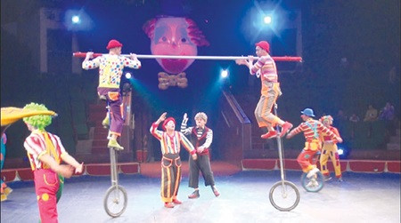 Mongolian, Lao, Vietnamese circus artists begin festival ảnh 1
