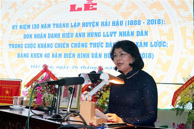 Hai Hau district receives Hero of People’s Armed Forces title ảnh 1