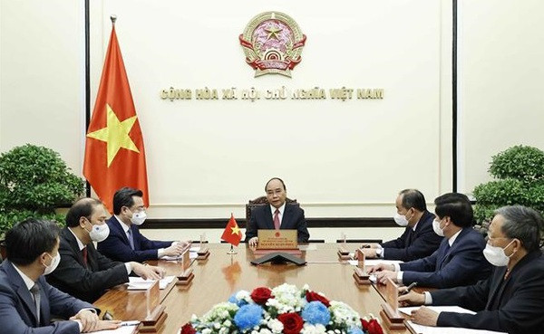 Vietnamese, Cuban Presidents discuss measures to further promote bilateral ties ảnh 1 Vietnamese, Cuban Presidents discuss measures to further promote bilateral ties ảnh 1