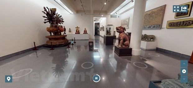 National Fine Arts Museum launches 3D Tour in Vietnamese, English ảnh 1
