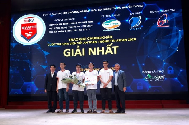 Vietnamese teams win 2020 ASEAN Student Contest on Information Security ảnh 1