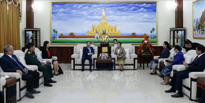 Vietnamese Ambassador congratulates Laos on 45th National Day ảnh 1 Vietnamese Ambassador congratulates Laos on 45th National Day ảnh 1