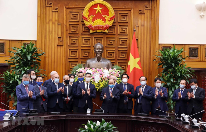 PM hosts former German Deputy Prime Minister ảnh 1
