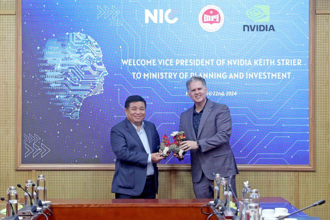 Planning-Investment Minister receives US chip giant NVIDIA’s delegation ảnh 1 Planning-Investment Minister receives US chip giant NVIDIA’s delegation ảnh 1
