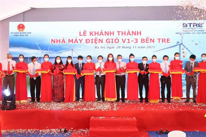 First wind power plant in Ben Tre put into operation ảnh 2 First wind power plant in Ben Tre put into operation ảnh 2