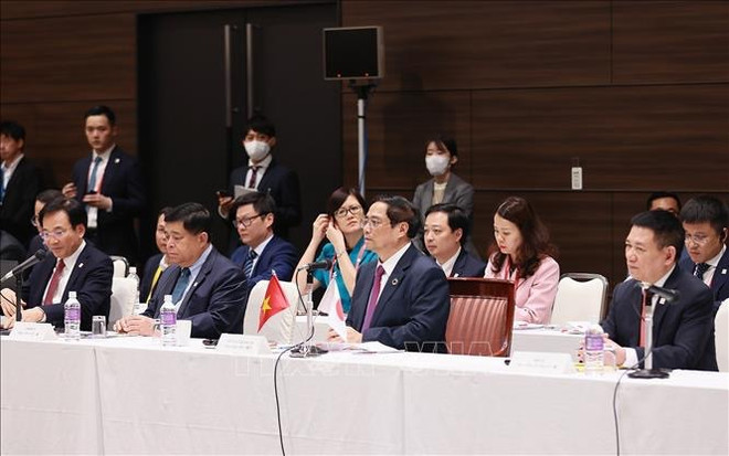 PM thanks Japanese enterprises for accompanying Vietnam ảnh 1