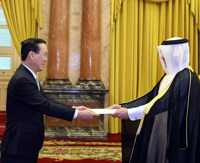 President welcomes foreign ambassadors ảnh 1 President welcomes foreign ambassadors ảnh 1