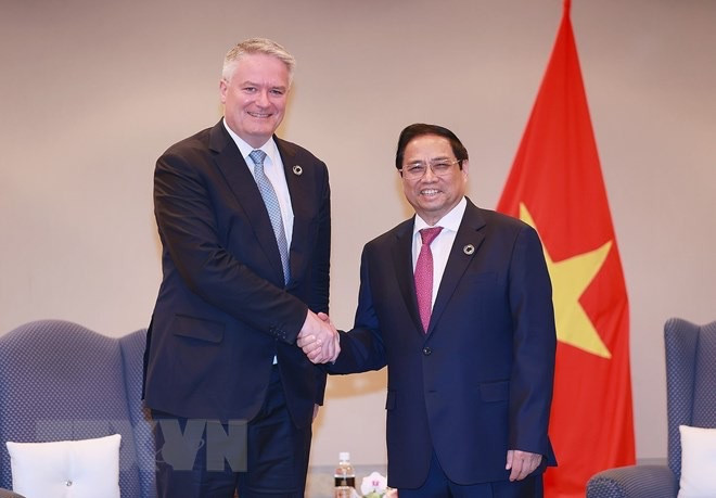  PM receives IMF Managing Director, OECD Secretary-General ảnh 2
