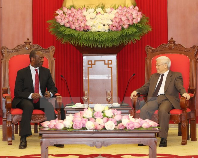 Party chief hopes for deepened ties between VN, Mozambican parties ảnh 1 Party chief hopes for deepened ties between VN, Mozambican parties ảnh 1