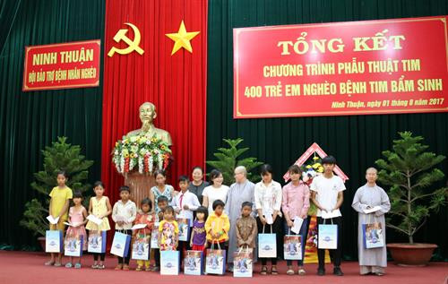 Ninh Thuan: charity programme saves 400 children with heart diseases ảnh 1 Ninh Thuan: charity programme saves 400 children with heart diseases ảnh 1