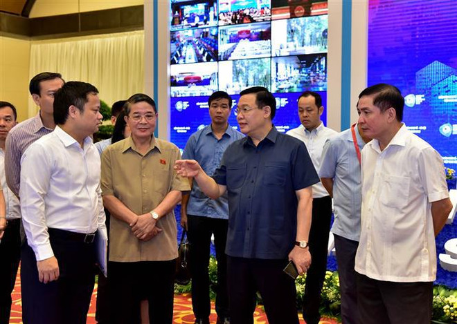 NA Chairman inspects preparations for Vietnam Socio-Economic Forum 2022 ảnh 1 NA Chairman inspects preparations for Vietnam Socio-Economic Forum 2022 ảnh 1
