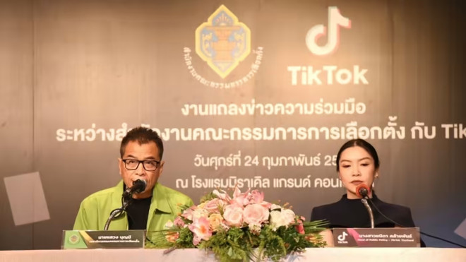 Thailand's election commission, TikTok work to combat fake news ảnh 1