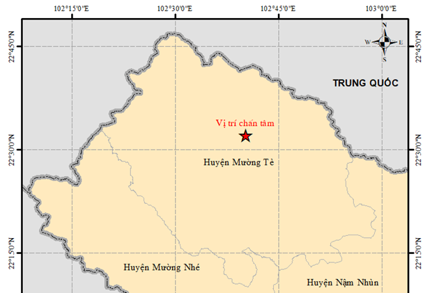 4.4-magnitude earthquake hits northwestern mountainous district ảnh 1 4.4-magnitude earthquake hits northwestern mountainous district ảnh 1