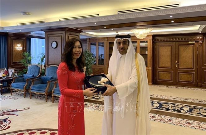Deputy FM Le Thi Thu Hang busy in Qatar ảnh 1 Deputy FM Le Thi Thu Hang busy in Qatar ảnh 1