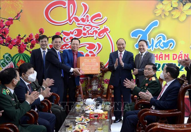 President extends Lunar New Year greetings to armed forces in Da Nang ảnh 1 President extends Lunar New Year greetings to armed forces in Da Nang ảnh 1