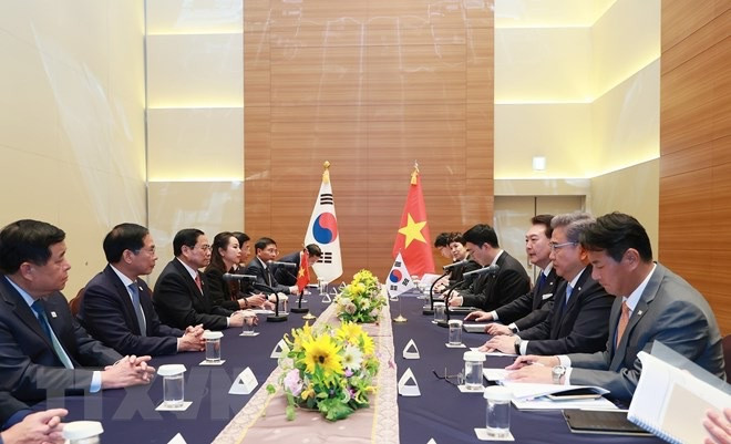 Vietnamese PM meets RoK President ảnh 2 Vietnamese PM meets RoK President ảnh 2