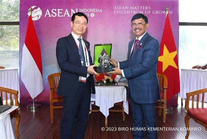Vietnam, Indonesia strengthen cooperation in information, communications ảnh 1 Vietnam, Indonesia strengthen cooperation in information, communications ảnh 1