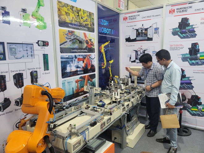 Hanoi industrial products, equipment and automation fair kicks off ảnh 1 Hanoi industrial products, equipment and automation fair kicks off ảnh 1