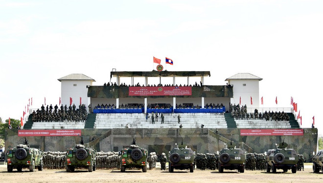 Laos, China hold joint military drill ảnh 1