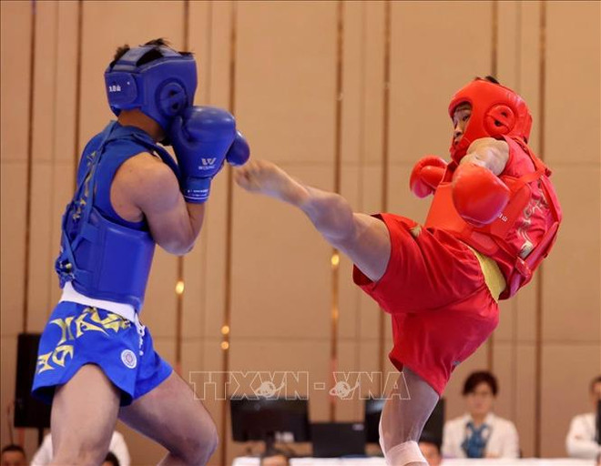 Vietnam wushu team claim three more gold medals ảnh 1 Vietnam wushu team claim three more gold medals ảnh 1