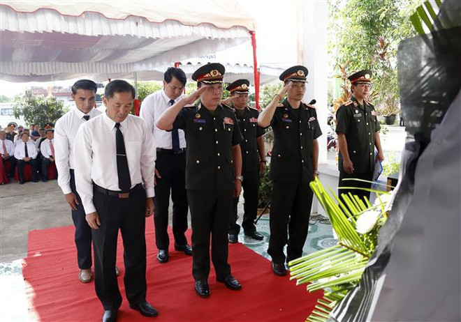 Remains of Vietnamese martyrs repatriated from Laos ảnh 1