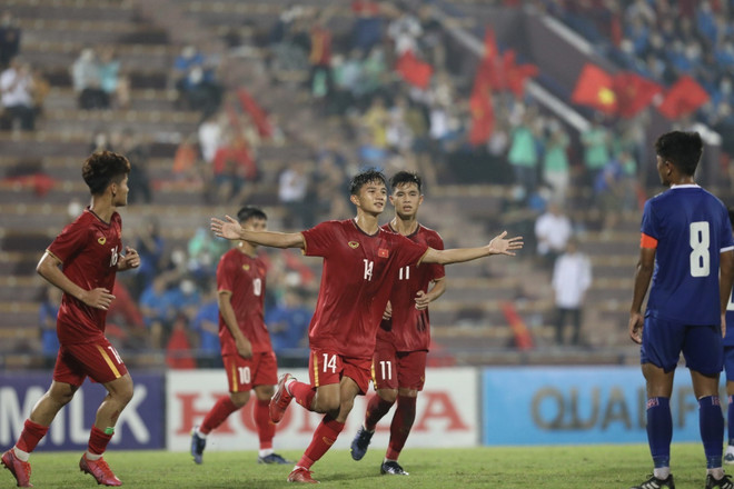 AFC U17 Asian Cup 2023 qualifiers: Vietnam win Nepal 5-0, retaining top in Group F ảnh 1 AFC U17 Asian Cup 2023 qualifiers: Vietnam win Nepal 5-0, retaining top in Group F ảnh 1