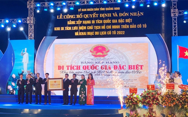 Quang Ninh: Co To island’s Ho Chi Minh memorial site granted special national relic title ảnh 1 Quang Ninh: Co To island’s Ho Chi Minh memorial site granted special national relic title ảnh 1