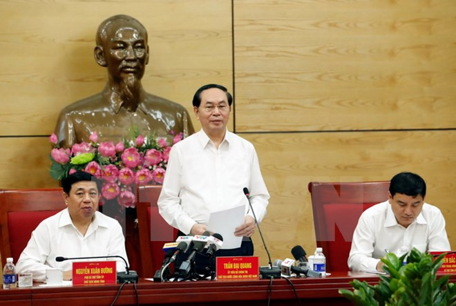 Nghe An should develop hi-tech agriculture: President ảnh 1