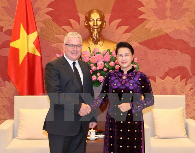 NA leader receives Australian, New Zealand ambassadors ảnh 1 NA leader receives Australian, New Zealand ambassadors ảnh 1