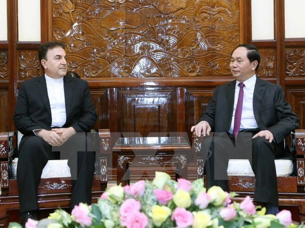 President hosts Iranian Ambassador, Japanese guest ảnh 1