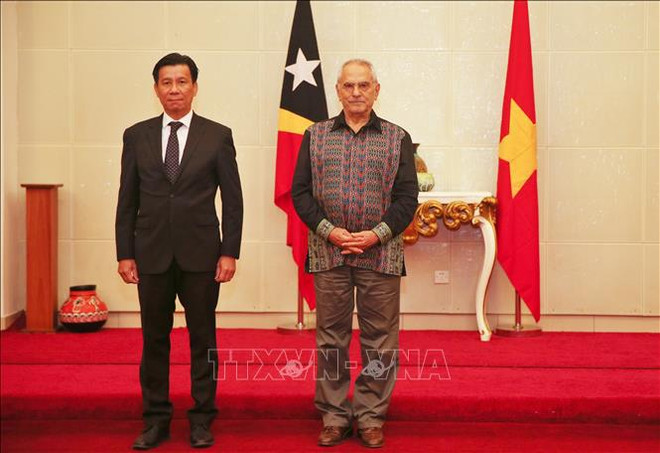 Ambassador presents credentials to Timor Leste’s President ảnh 1 Ambassador presents credentials to Timor Leste’s President ảnh 1