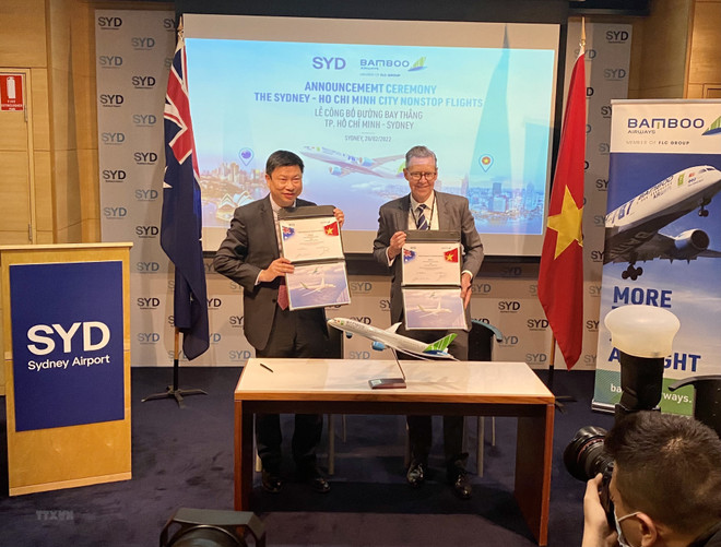 Bamboo Airways to launch direct HCM City-Sydney flight ảnh 2 Bamboo Airways to launch direct HCM City-Sydney flight ảnh 2