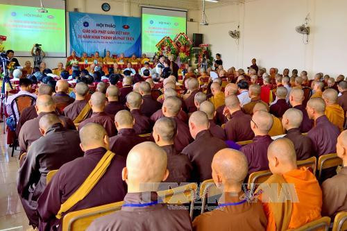Seminar looks into Buddhist Sangha’s 35-year development ảnh 1