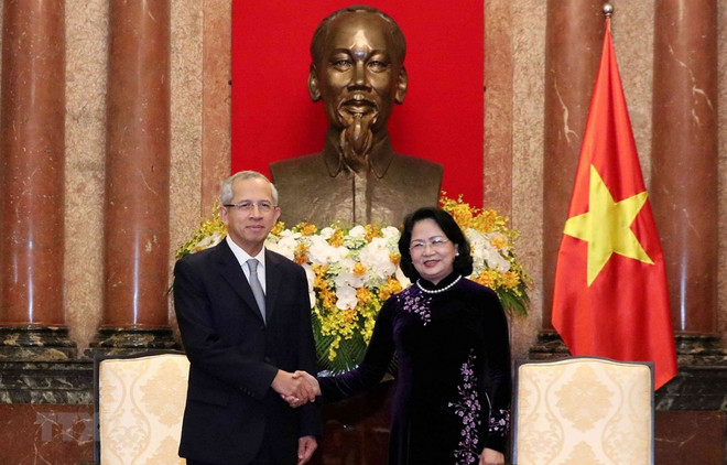 Vice President receives Thai chief judge ảnh 1
