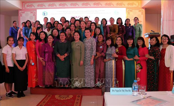 Vietnamese, Cambodian women promote solidarity, cooperation ảnh 1 Vietnamese, Cambodian women promote solidarity, cooperation ảnh 1