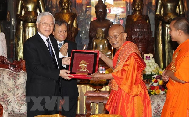 Vietnamese leader hails Cambodian Buddhists’ contributions to relations ảnh 1 Vietnamese leader hails Cambodian Buddhists’ contributions to relations ảnh 1