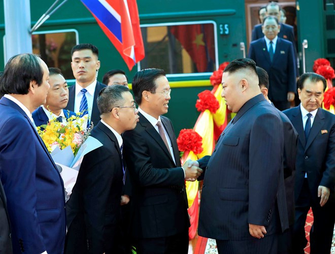 DPRK media reports on leader’s visit to Vietnam ảnh 1 DPRK media reports on leader’s visit to Vietnam ảnh 1