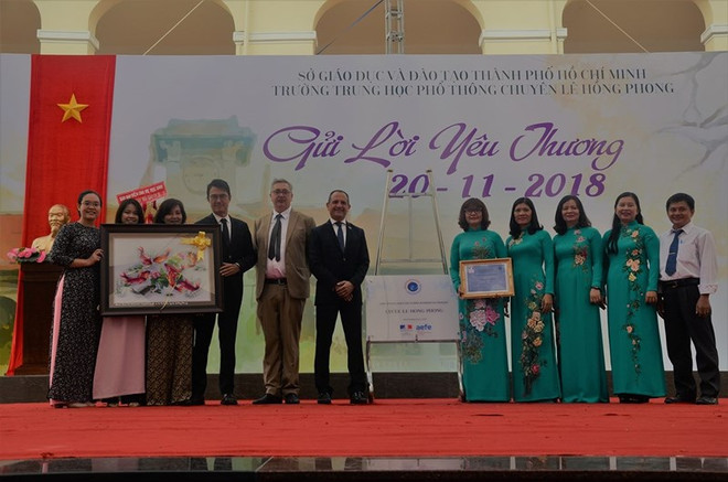 LabelFranceEducation awarded to two Vietnamese schools ảnh 1 LabelFranceEducation awarded to two Vietnamese schools ảnh 1