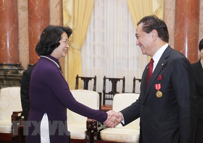 Vice President receives Japanese Kanagawa prefecture delegation ảnh 1 Vice President receives Japanese Kanagawa prefecture delegation ảnh 1
