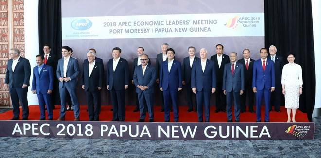 APEC leaders focus on discussing free trade ảnh 1