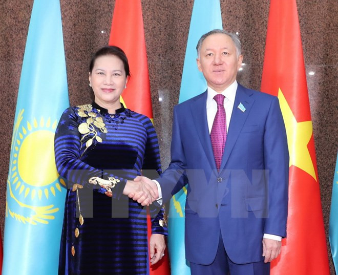 Top Vietnamese, Kazakhstani legislators hold talks ảnh 1 Top Vietnamese, Kazakhstani legislators hold talks ảnh 1