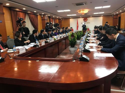 Industry, trade minister meets party chief of Guangxi’s Zhuang autonomous region ảnh 1 Industry, trade minister meets party chief of Guangxi’s Zhuang autonomous region ảnh 1