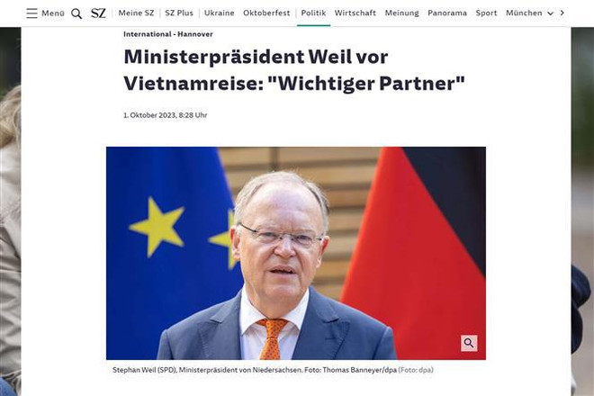 Germany’s Lower Saxony state interested in expanding partnership with Vietnam ảnh 1 Germany’s Lower Saxony state interested in expanding partnership with Vietnam ảnh 1