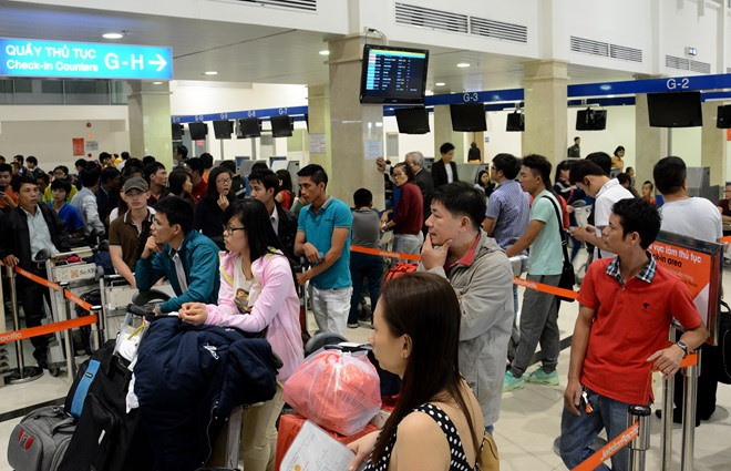 Tan Son Nhat Airport expects over 4 million passengers during Tet ảnh 1 Tan Son Nhat Airport expects over 4 million passengers during Tet ảnh 1