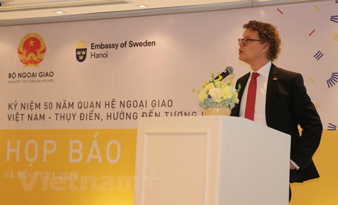Press conference marks 50 years of Vietnam-Sweden ties ảnh 1 Press conference marks 50 years of Vietnam-Sweden ties ảnh 1