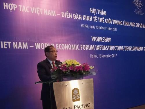 Vietnam looks to boost cooperation with WEF in infrastructure ảnh 1 Vietnam looks to boost cooperation with WEF in infrastructure ảnh 1