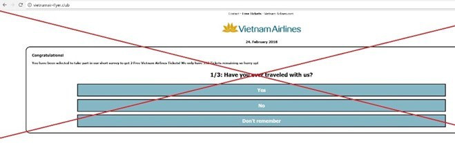 Vietnam Airlines warns flyers of social-media free ticket scam ảnh 1