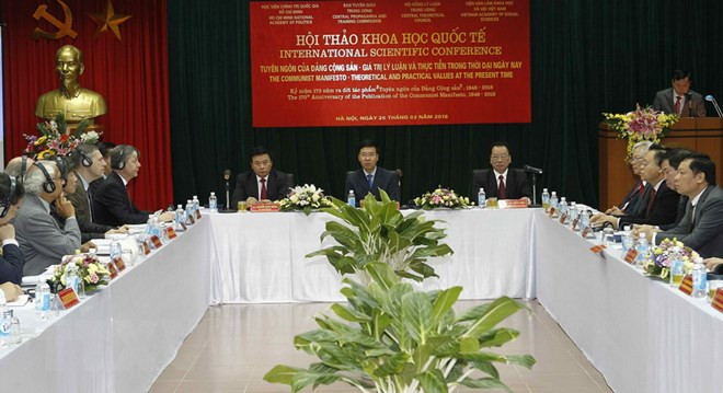 Conference discusses values of Communist Manifesto ảnh 1 Conference discusses values of Communist Manifesto ảnh 1